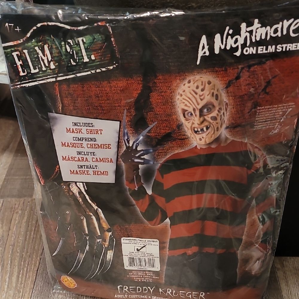 Freddy Krueger Adult Costume Size Standard